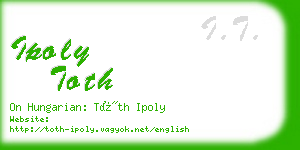 ipoly toth business card